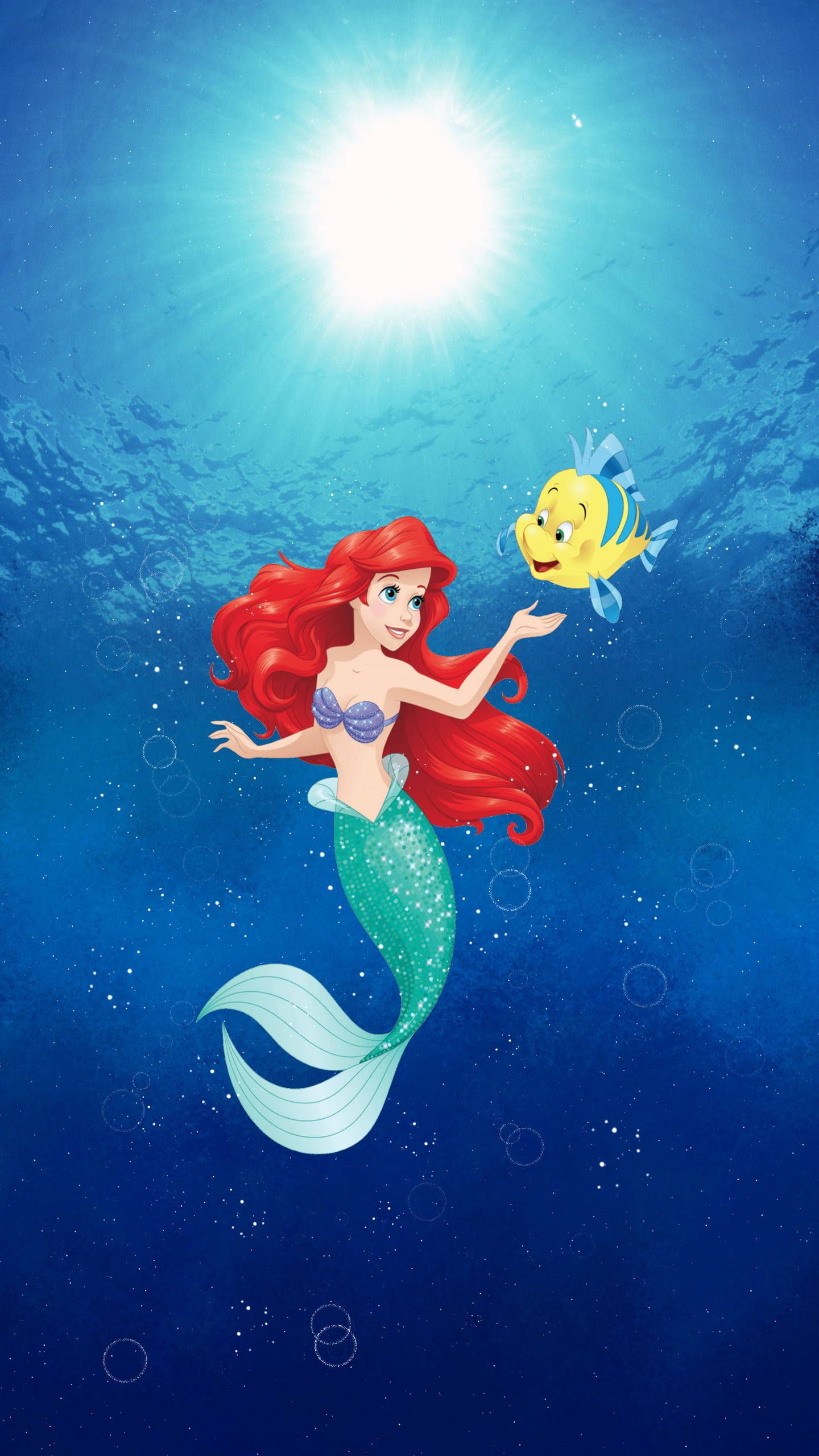 The Little Mermaid wallpaper for iPhone and Android - Ariel