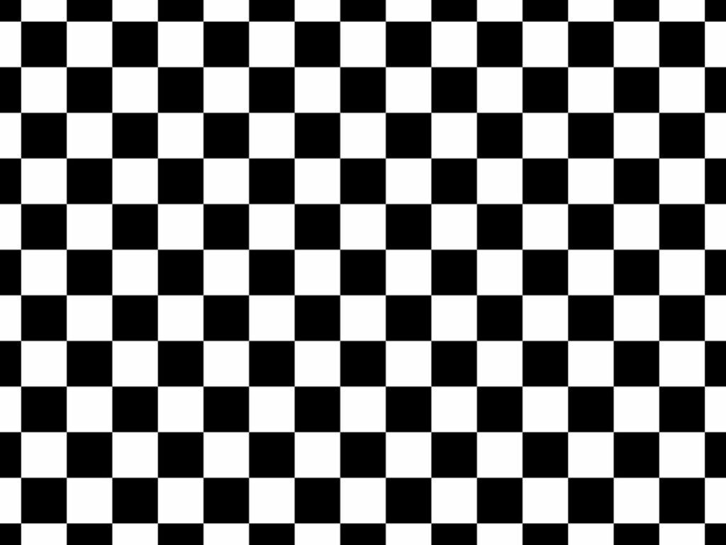 A black and white checkered pattern. - Checkered