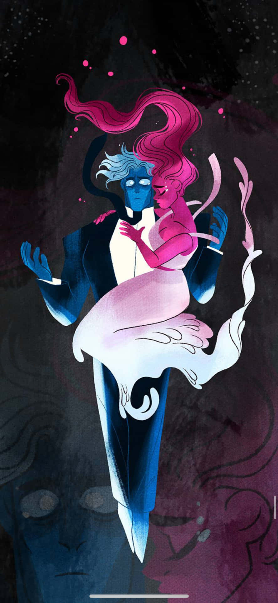 Download Lore Olympus Webtoon Hades Persephone Wallpaper