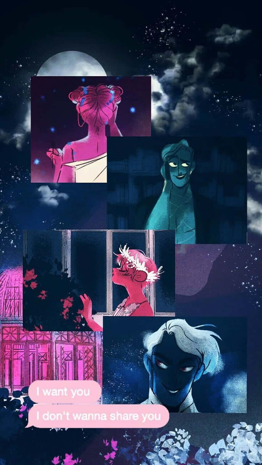 Download Hades And Persephone's Star Crossed Romance Unfolds In The Comic Webtoon Lore Olympus. Wallpaper