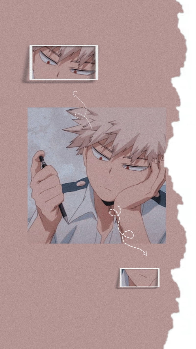 Aesthetic anime boy wallpaper for phone. - Bakugo