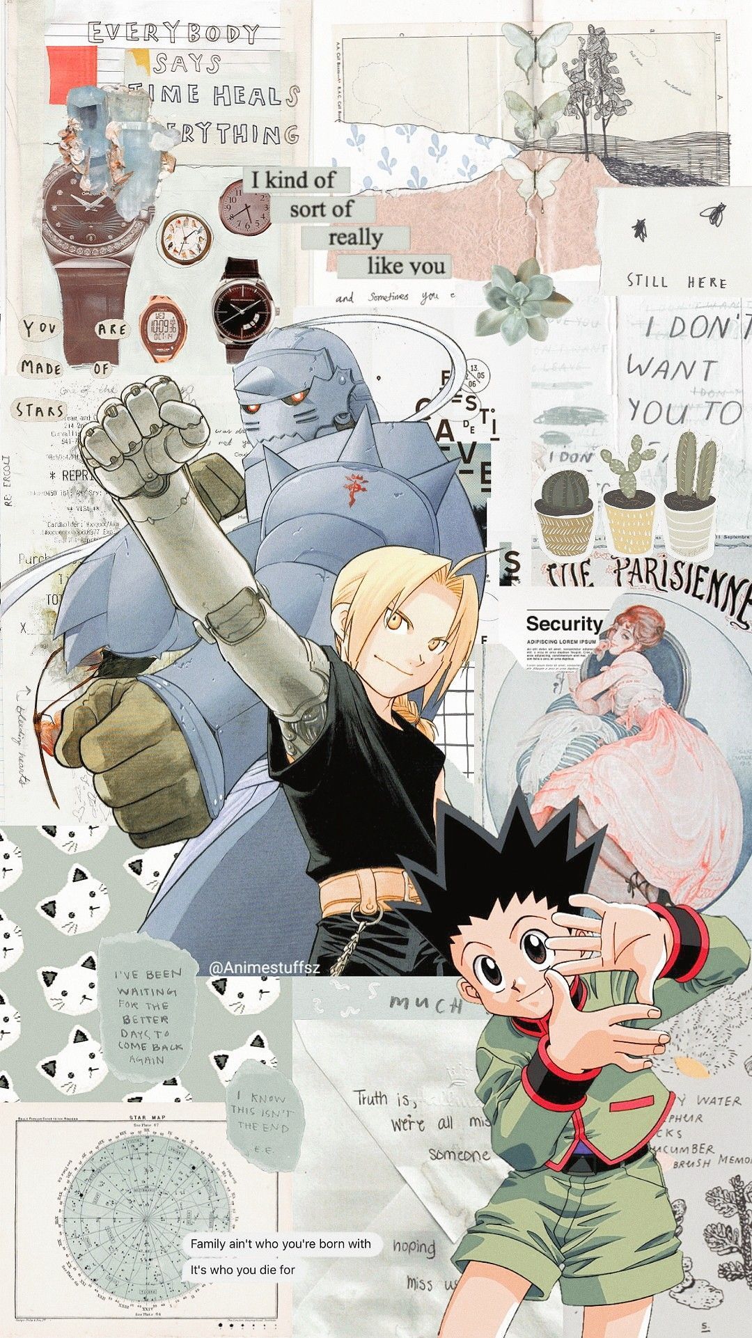 FMA & HxH. Wallpaper anime, Fotografi warna, Warna