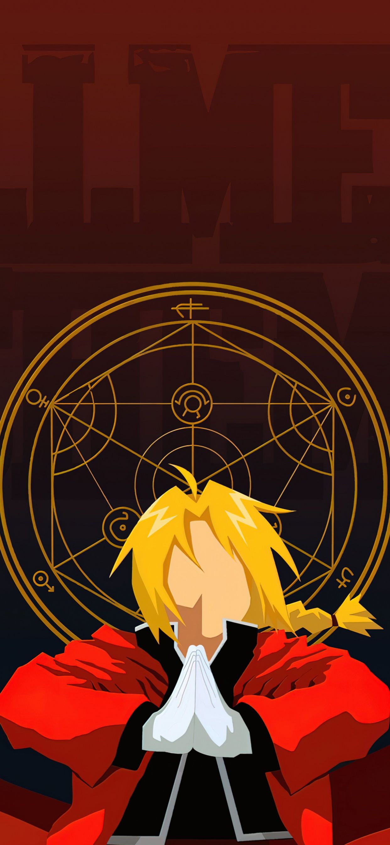 Edward Elric Wallpaper 4K, Fullmetal Alchemist, Faceless