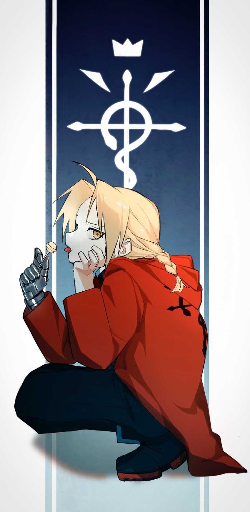 edward elric (fullmetal alchemist) drawn