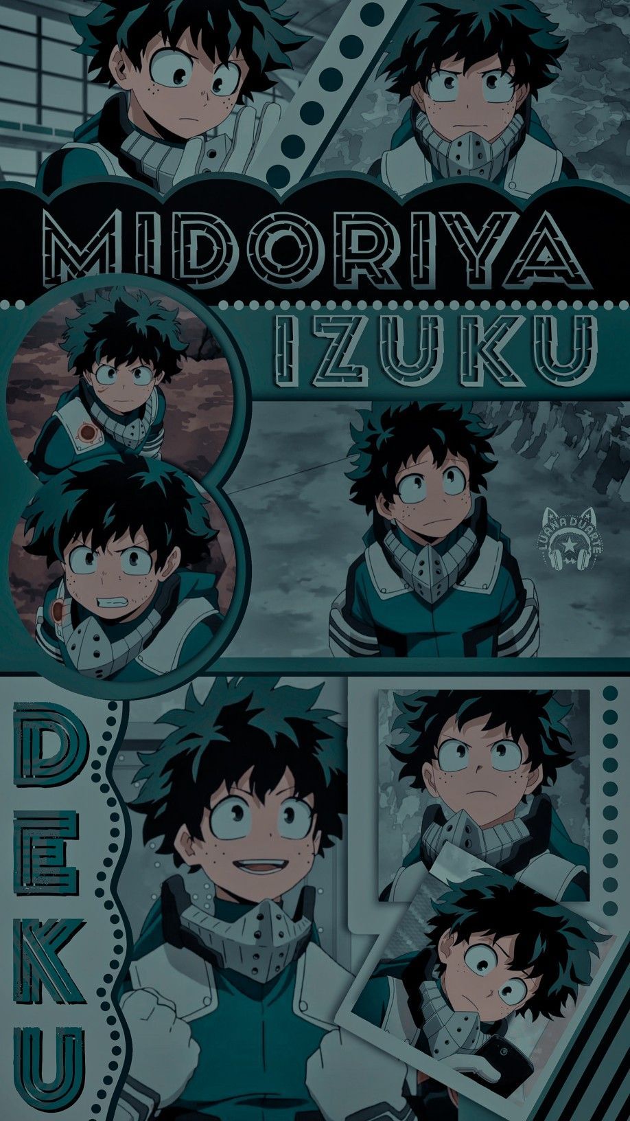 My Hero Academia wallpaper with Midoriya and Deku. - Deku