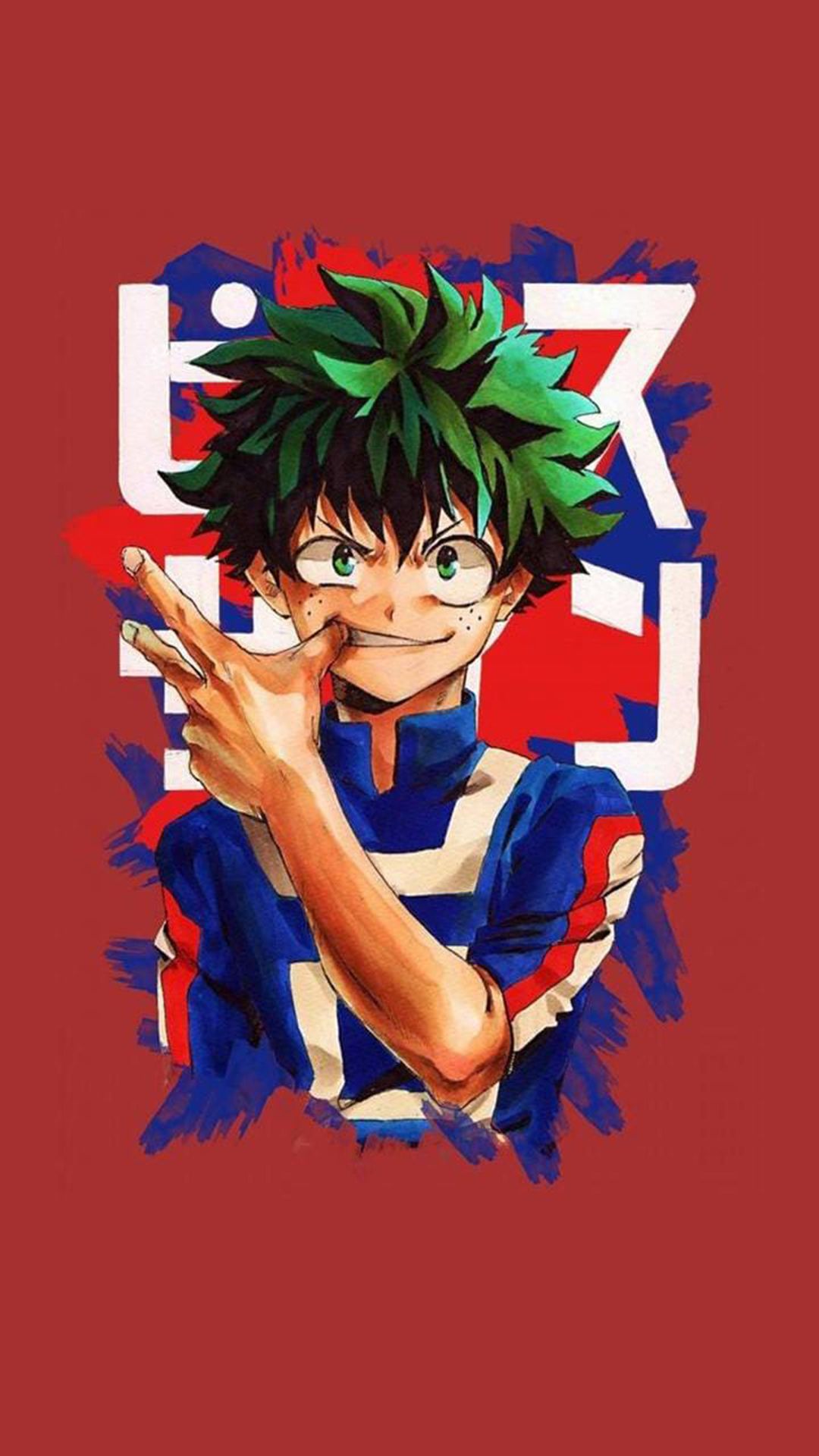 My Hero Academia Wallpaper iPhone with high-resolution 1080x1920 pixel. You can use this wallpaper for your iPhone 5, 6, 7, 8, X, XS, XR backgrounds, Mobile Screensaver, or iPad Lock Screen - Deku