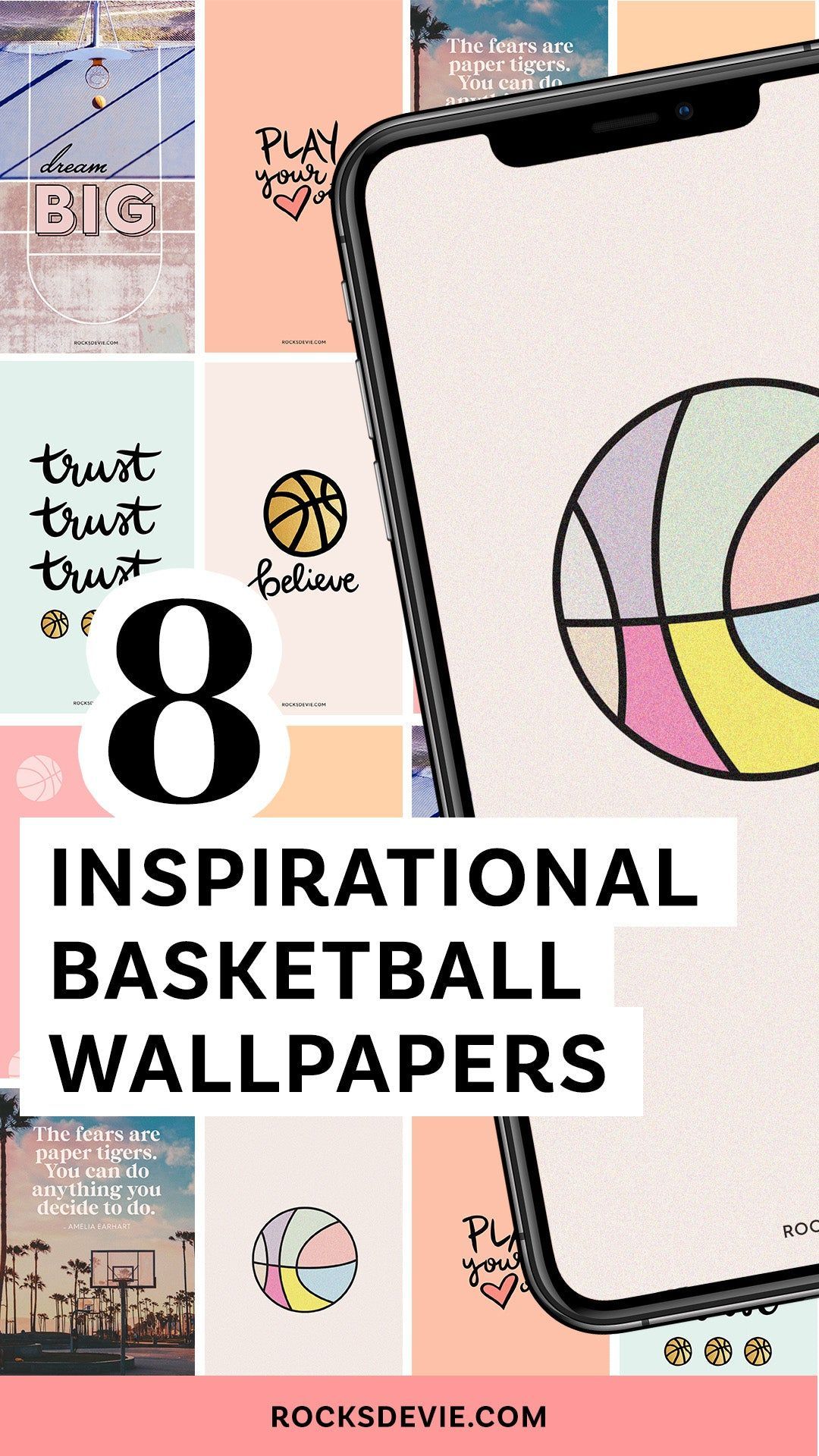 New Inspirational Phone Wallpaper for Basketball Girls