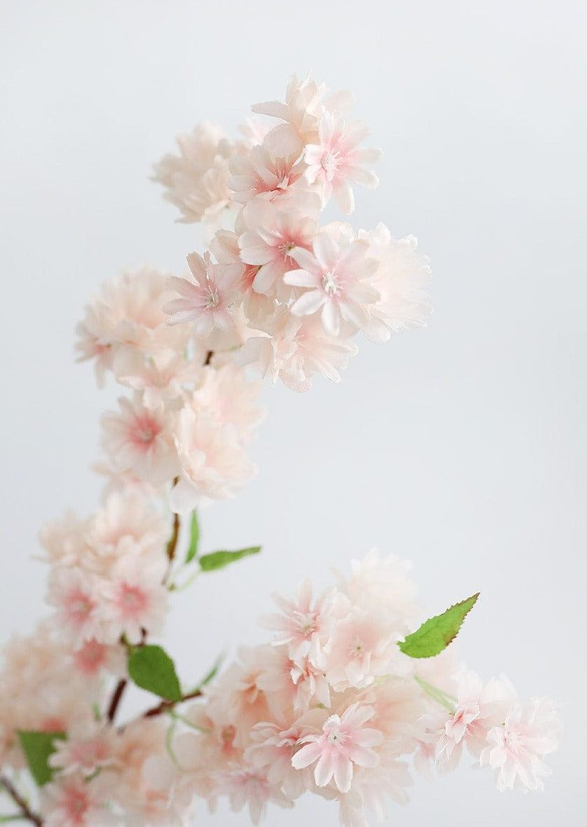 Artificial Cherry Blossoms at Afloral.com. Pink Cherry Blossom Branch