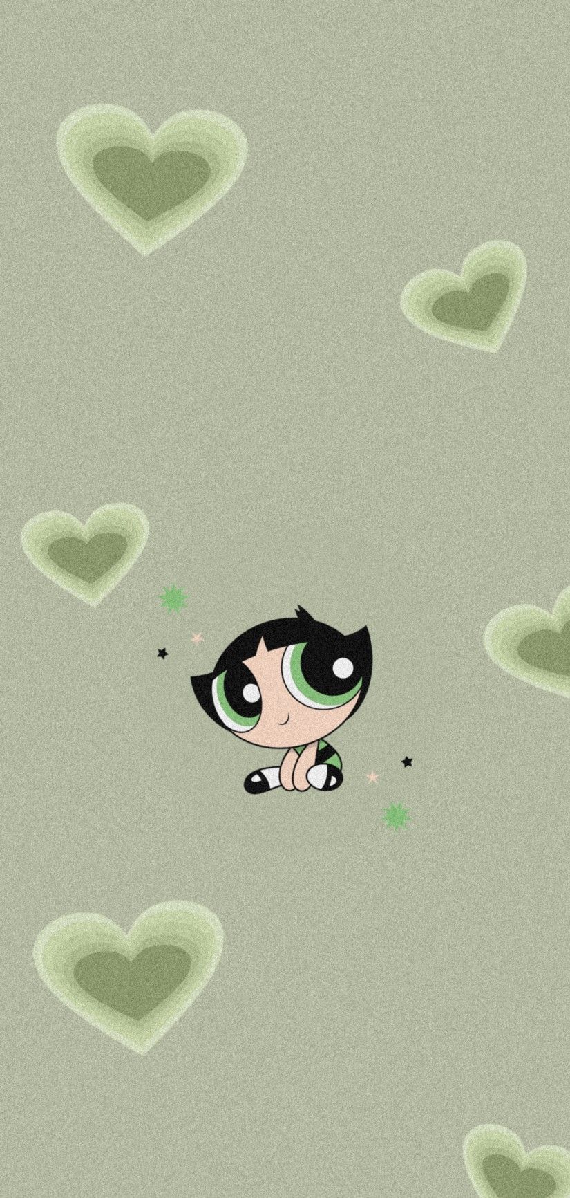 Buttercup wallpaper I made for my phone! - Soft green