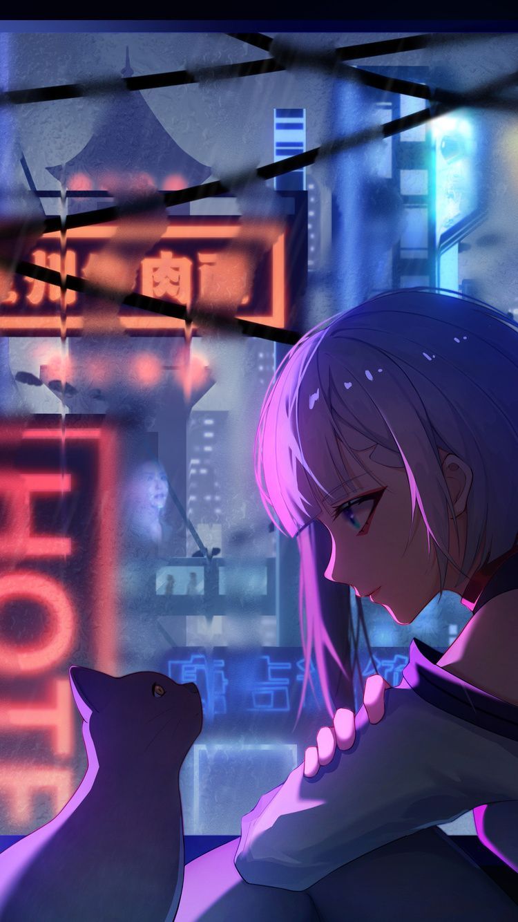 Lucy Cyberpunk Edgerunners Lofi iPhone iPhone 6S, iPhone 7 HD 4k Wallpaper, Image, Background, Photo and Picture