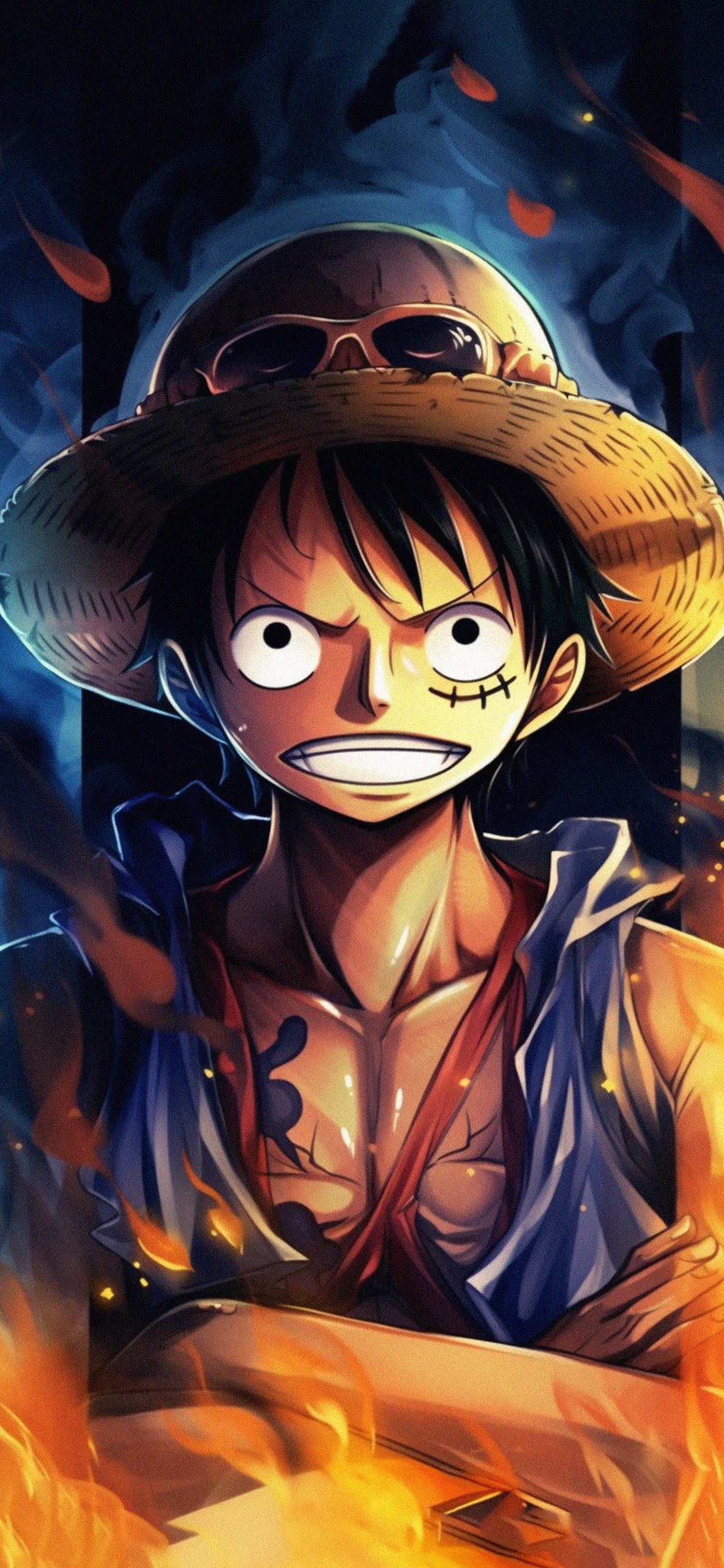 One Piece Monkey D. Luffy Aesthetic Wallpaper