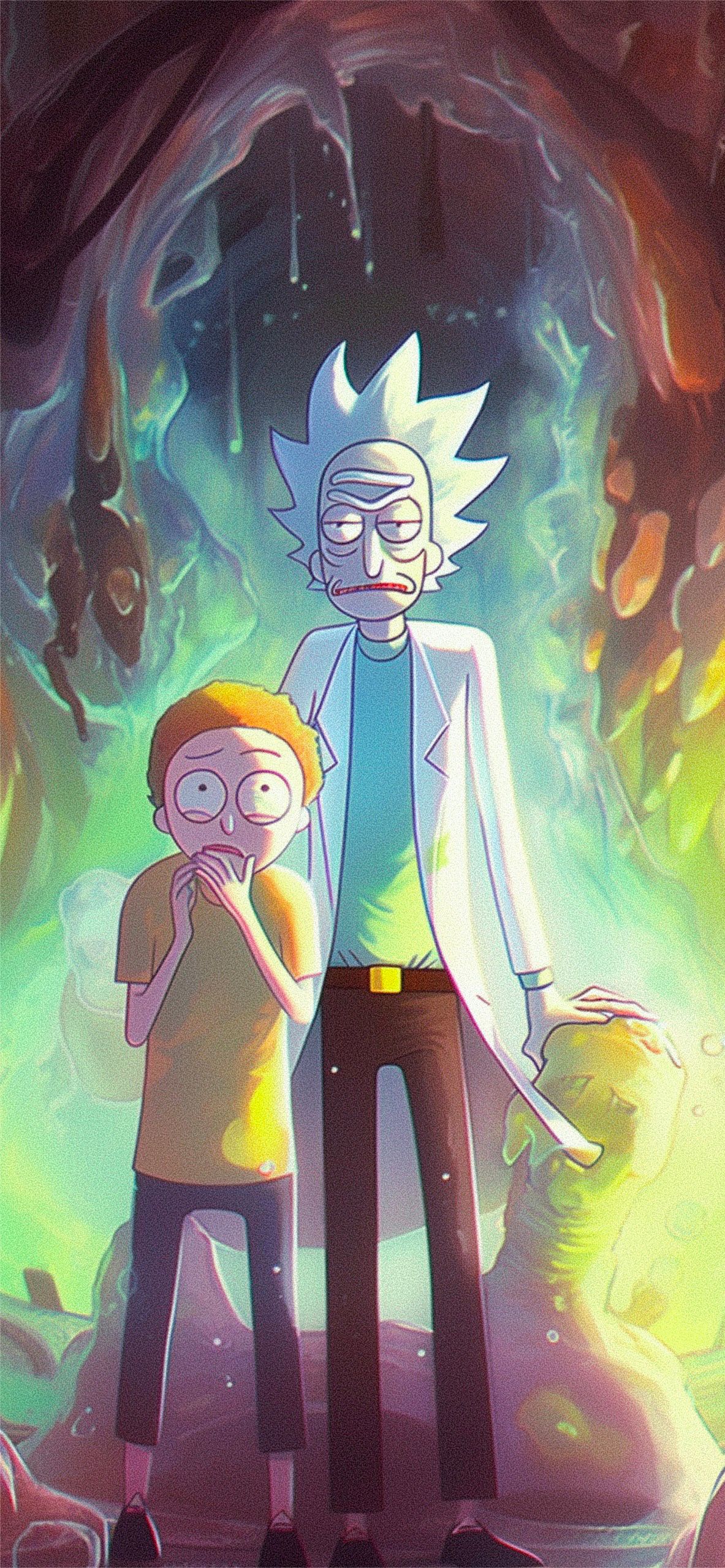 Rick and Morty Slime Cave Wallpaper and Morty Wallpaper