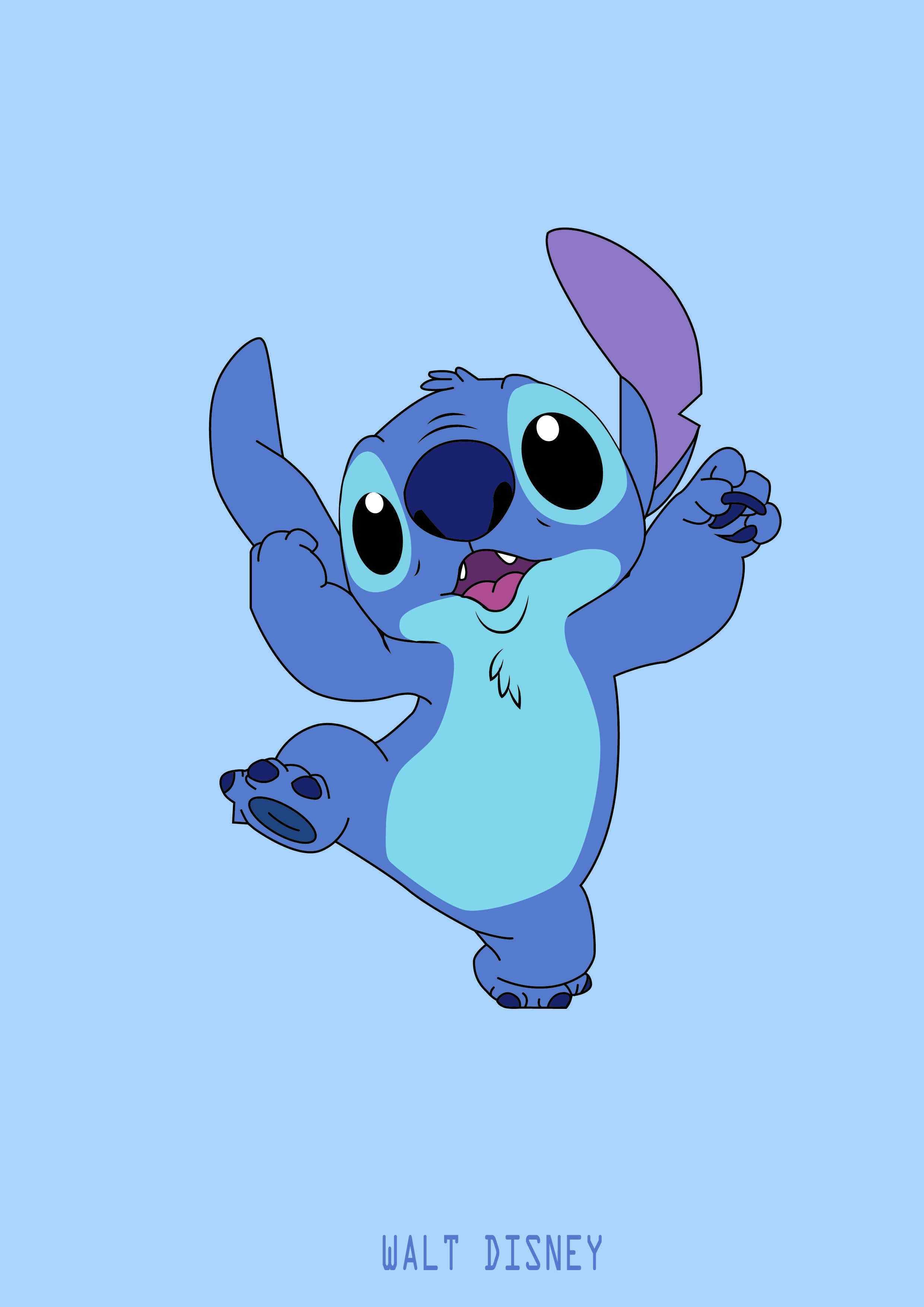 Disney stitch is a cartoon character from the movie - Stitch