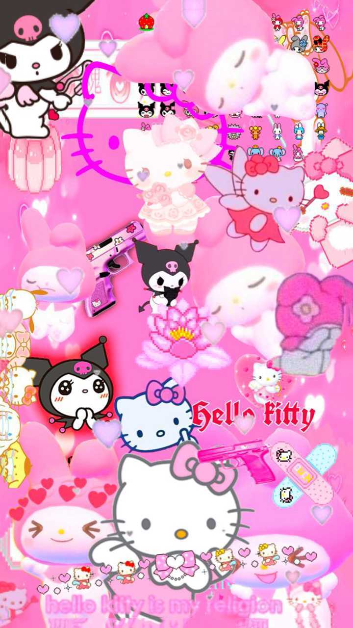 Wallpaper Hello Kitty Pink for Android APK Download - Hello Kitty, Y2K
