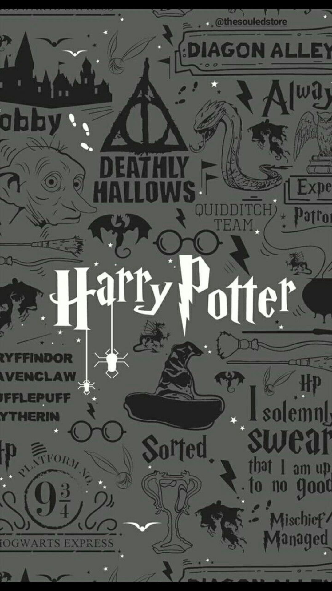 Harry Potter iPhone Wallpaper with high-resolution 1080x1920 pixel. You can use this wallpaper for your iPhone 5, 6, 7, 8, X, XS, XR backgrounds, Mobile Screensaver, or iPad Lock Screen - Hogwarts, Harry Potter