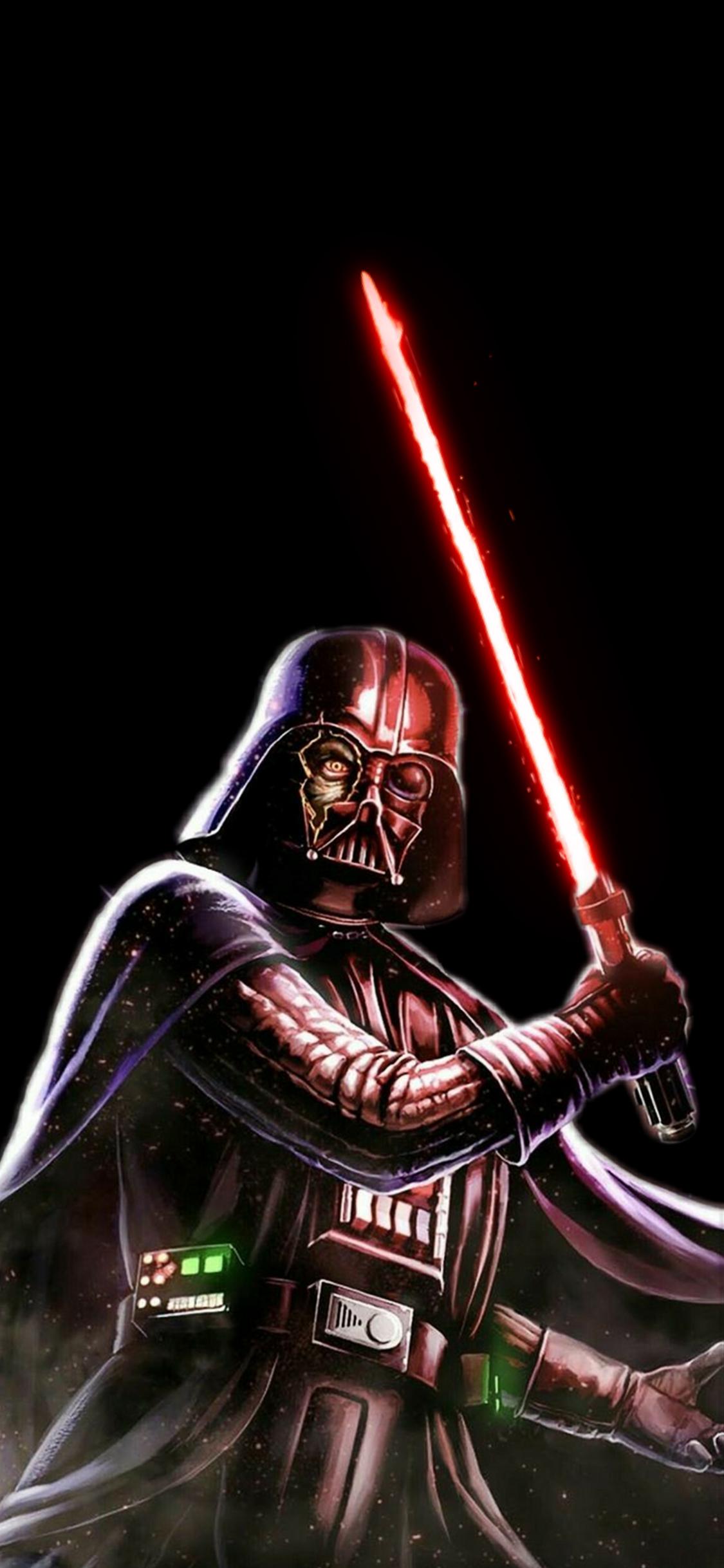 Darth Vader wallpaper for iPhone with high-resolution 1080x1920 pixel. You can use this wallpaper for your iPhone 5, 6, 7, 8, X, XS, XR backgrounds, Mobile Screensaver, or iPad Lock Screen - Darth Vader