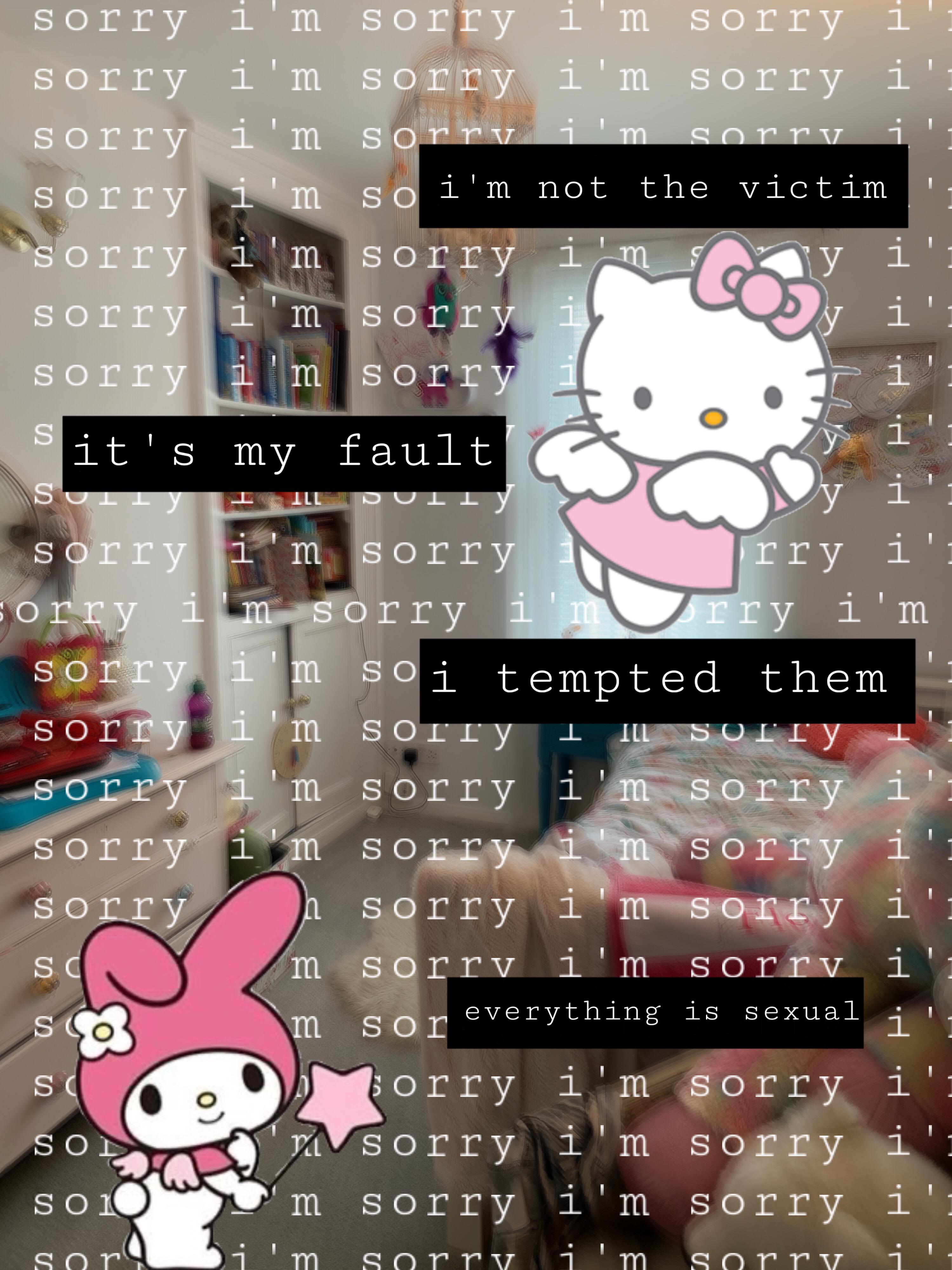 Hello Kitty wallpaper with the words 