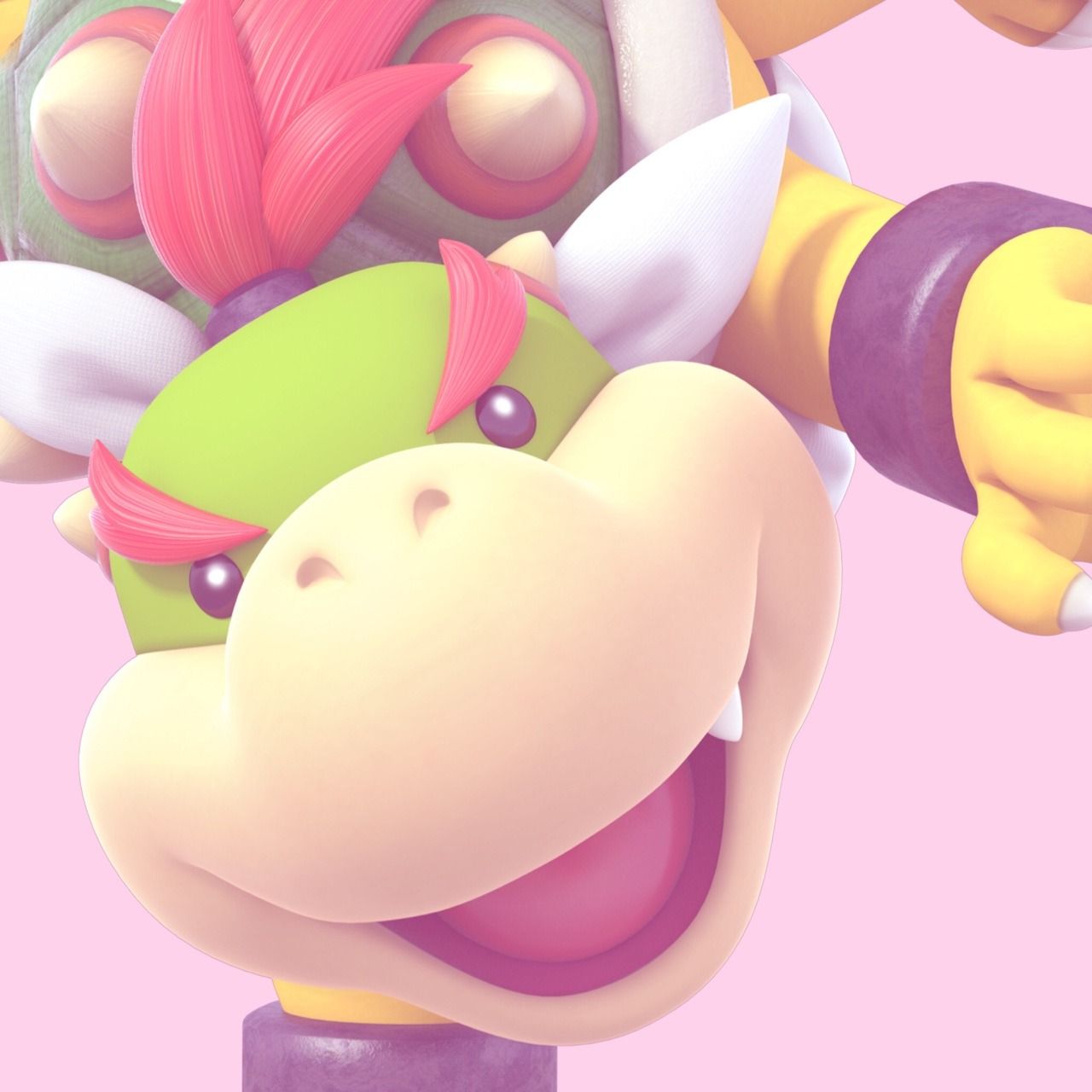 A picture of Bowsette from Super Mario games. - Bowser