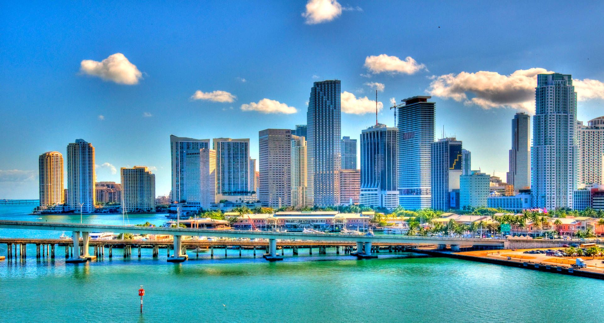 Miami is a popular tourist destination with a lively nightlife, beautiful beaches, and a diverse population. - Miami