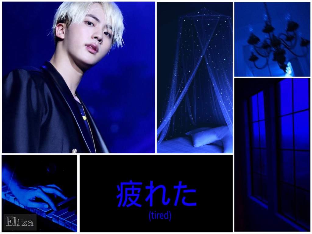 Jin Dark Blue Aesthetic. ARMY's Amino