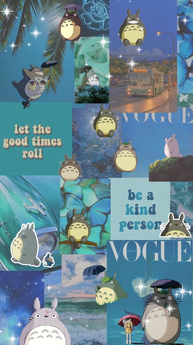 Totoro aesthetic wallpaper. iPhone wallpaper totoro, Wallpaper iphone cute, Anime wallpaper phone