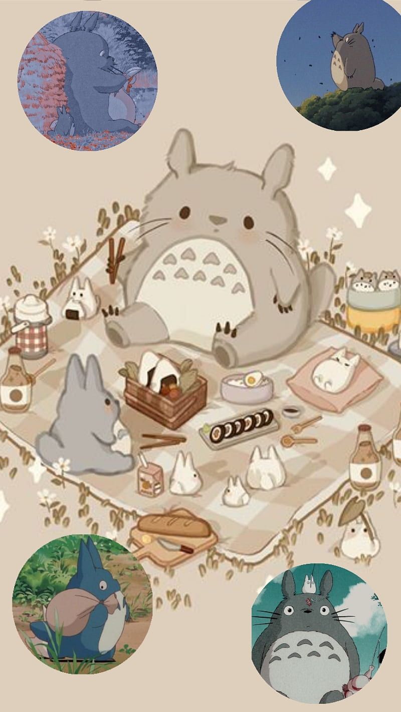 HD cute totoro wallpaper