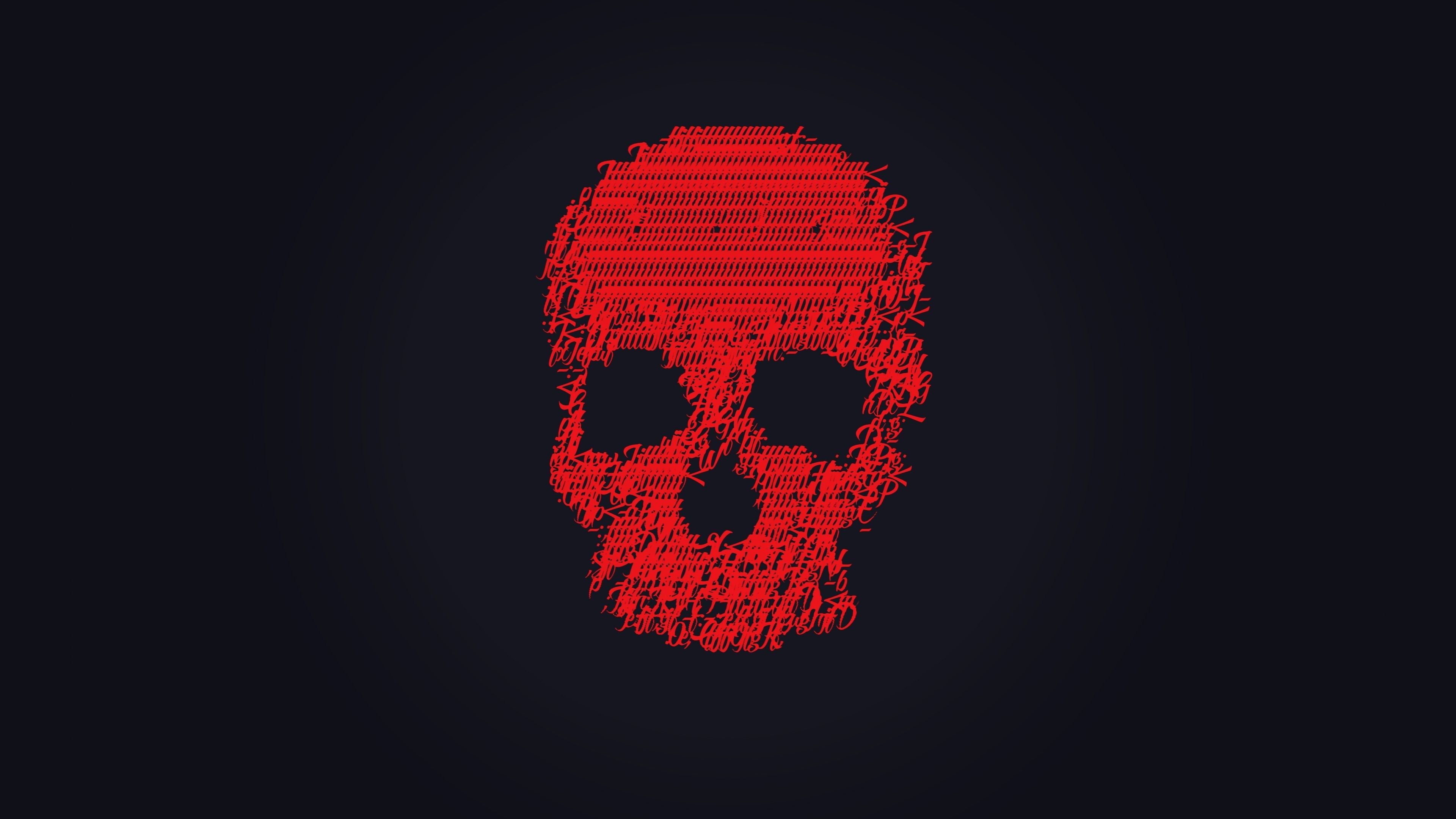 Red skull wallpaper - Skeleton, skull