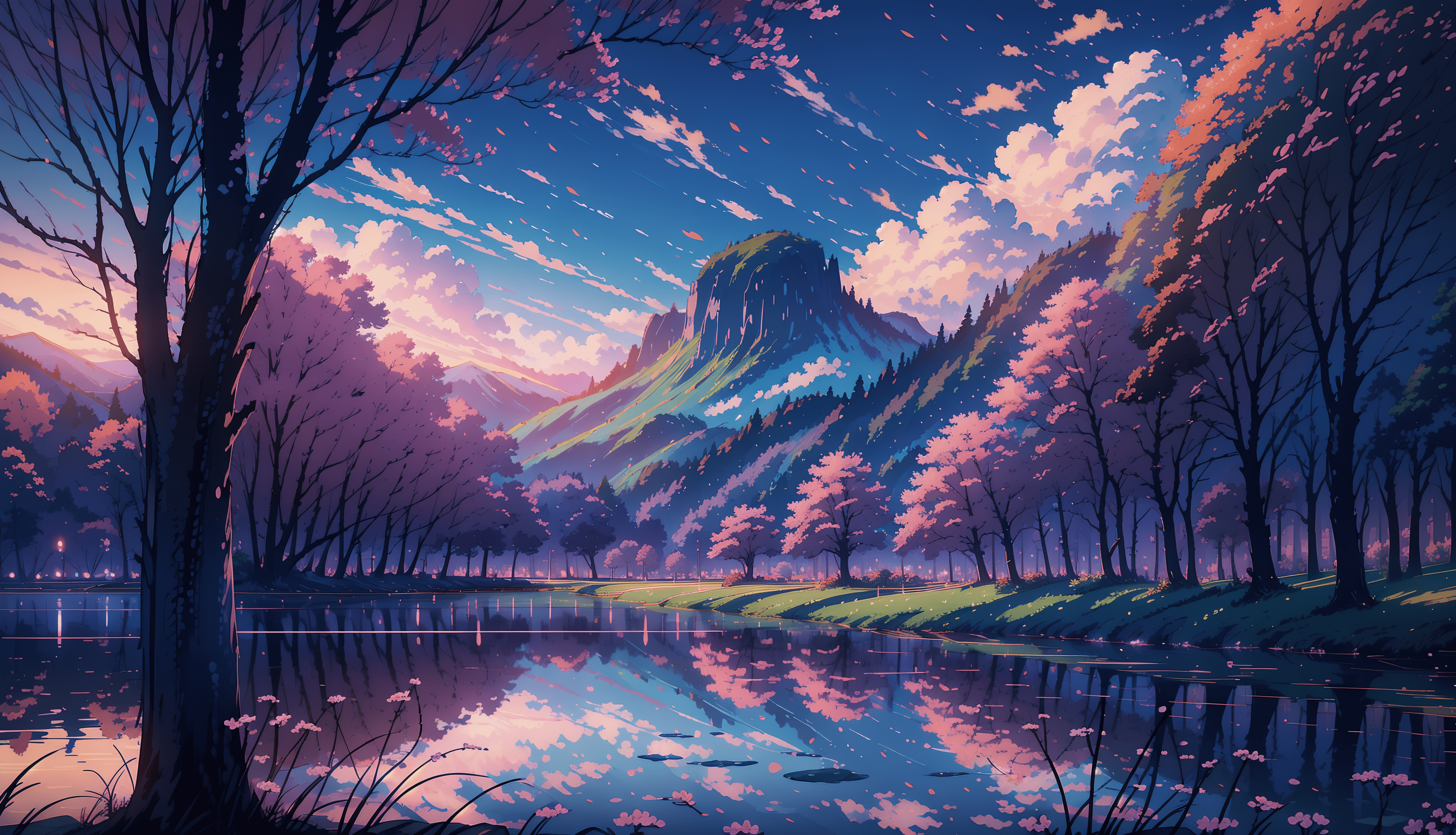 Anime Landscape HD Wallpaper and Background