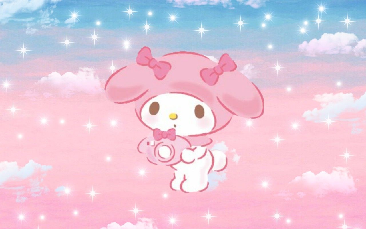 My Melody PC Aesthetic Wallpaper