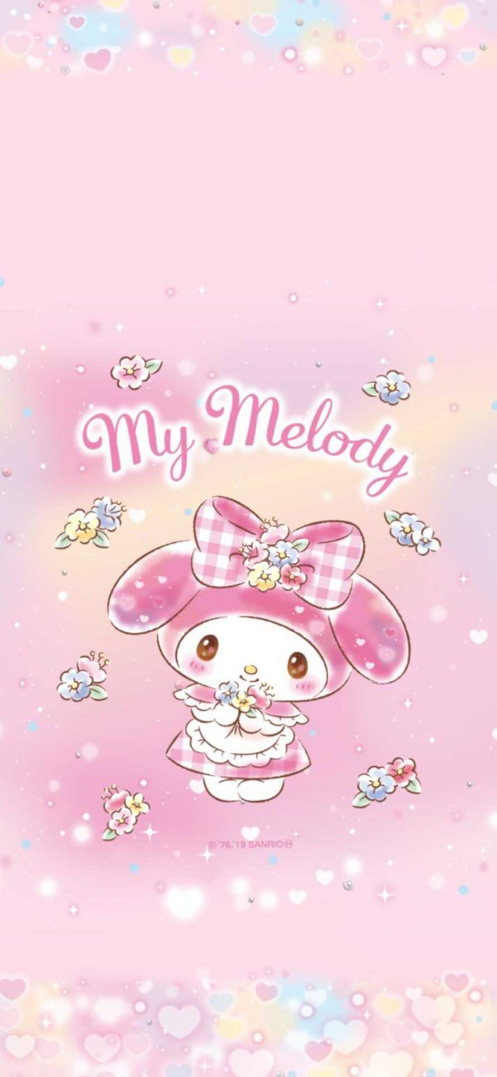 My Melody wallpaper I made a while ago! - My Melody
