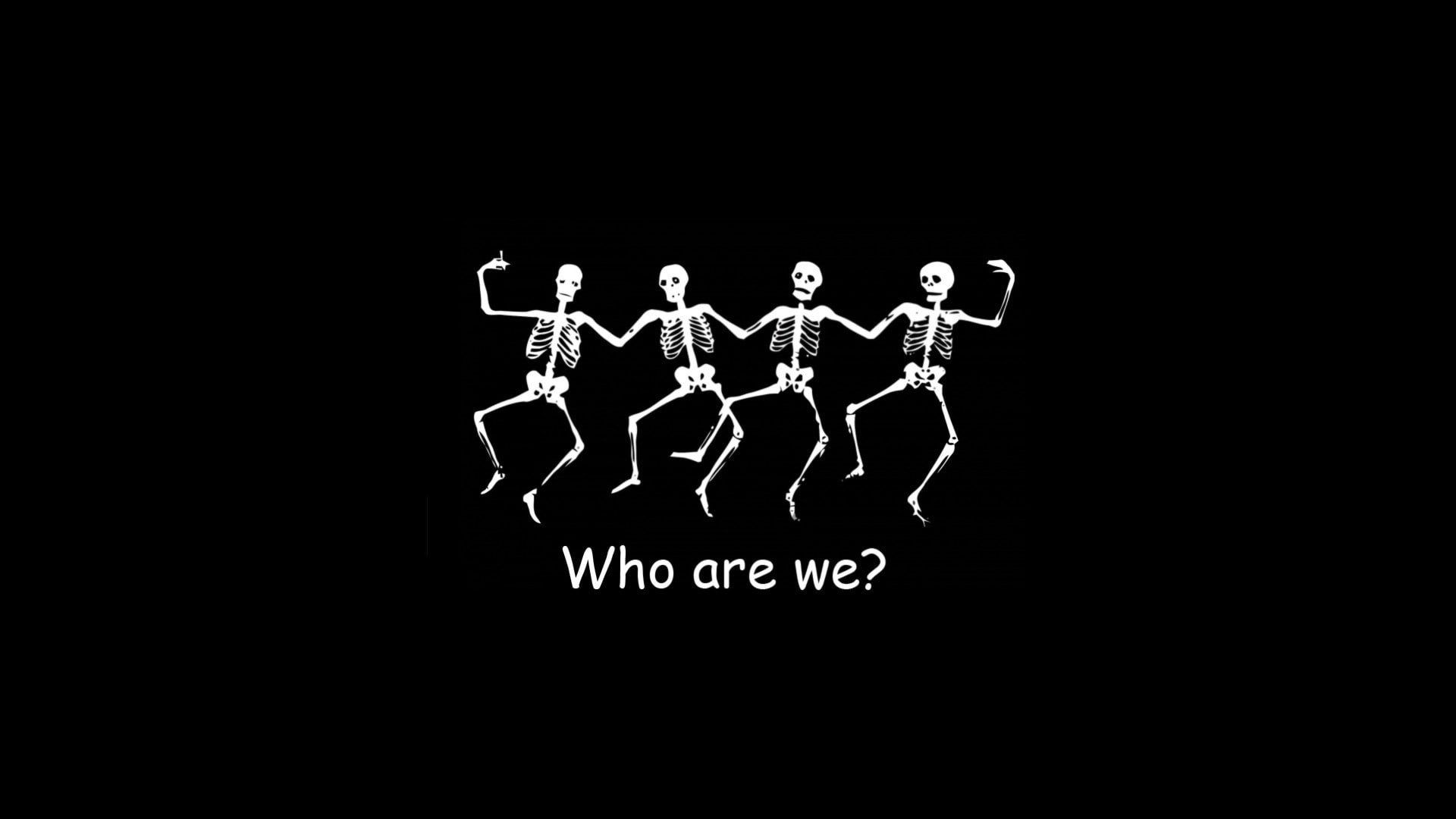 Who are we wallpaper - Skeleton