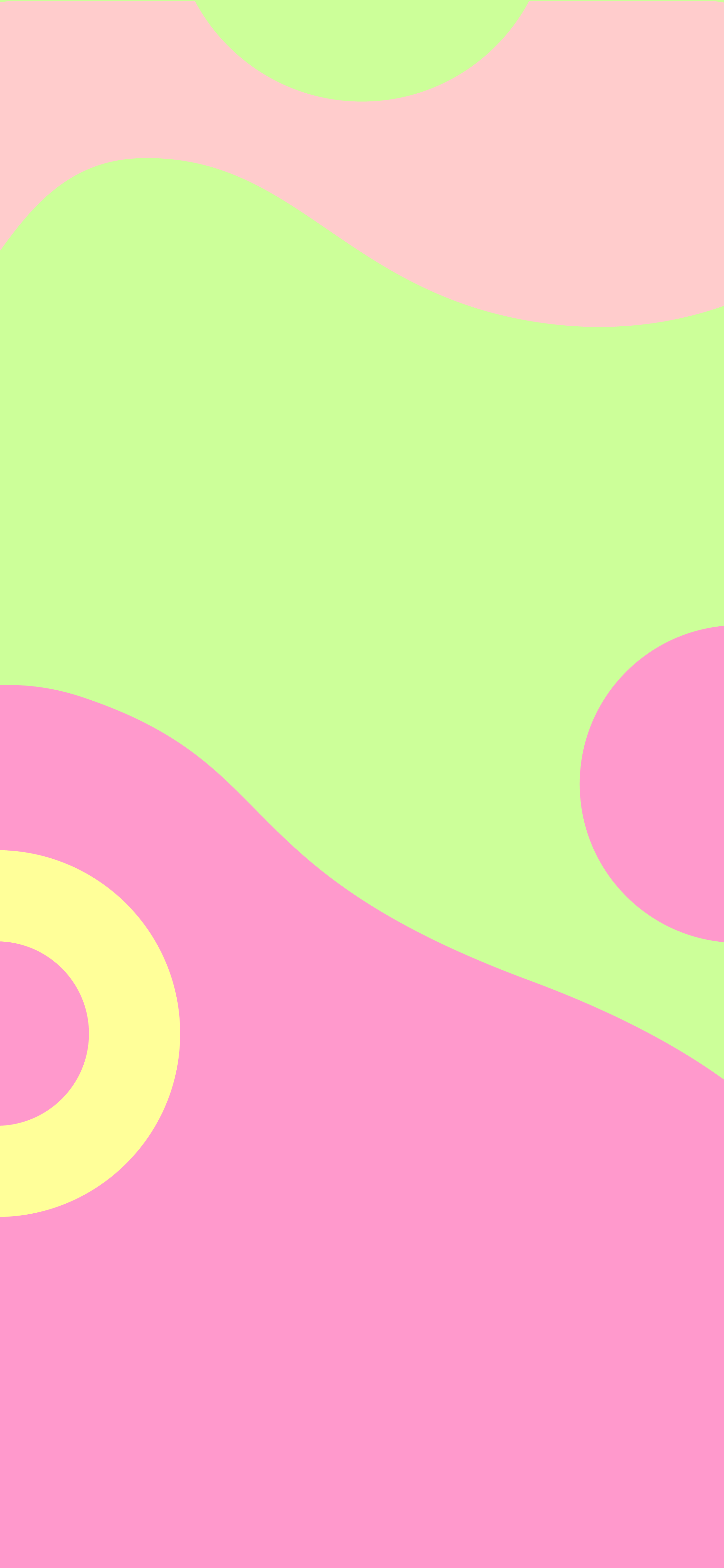 A pink and green abstract image with flowing shapes. - Clean