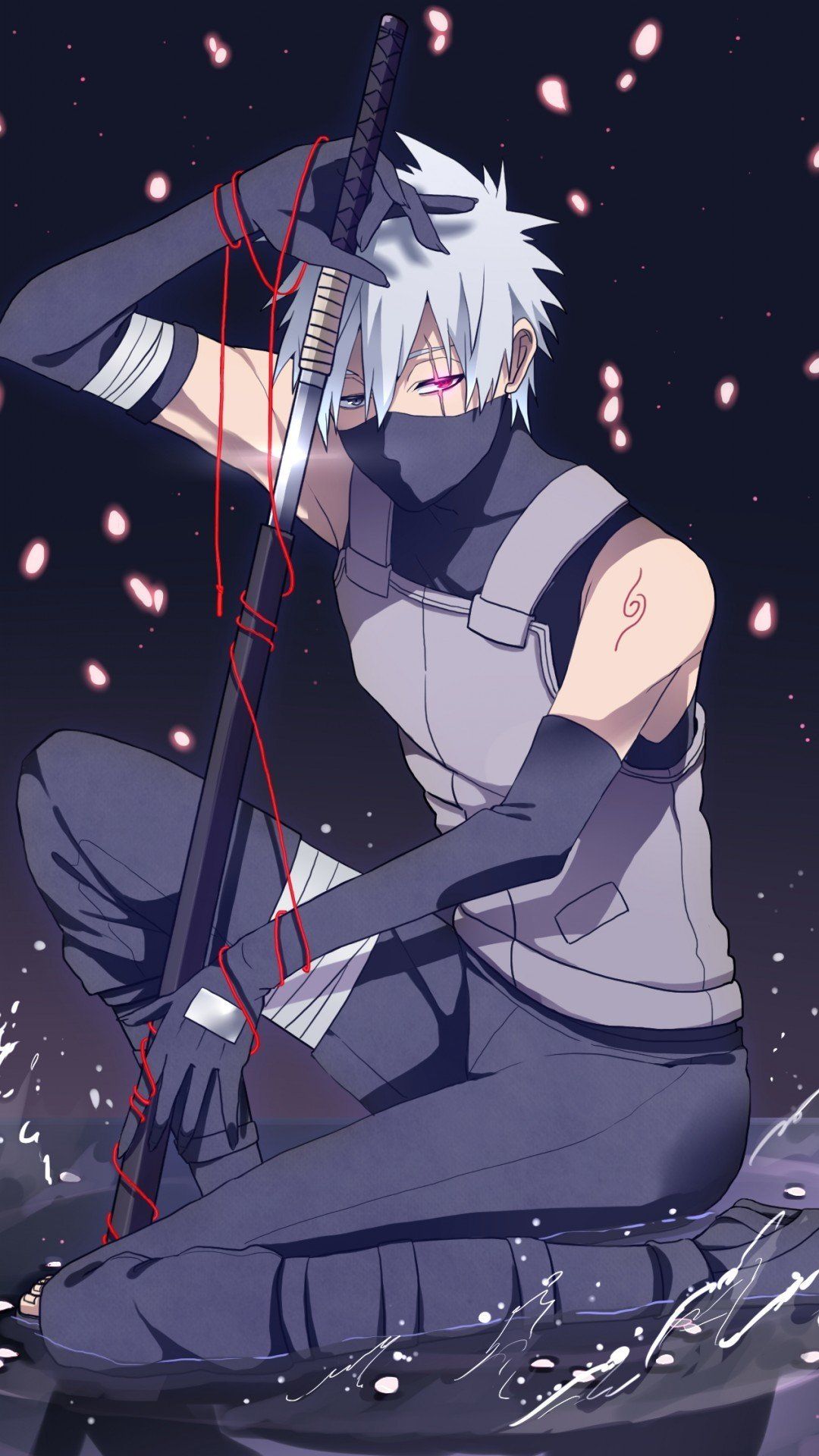 Kakashi Aesthetic iPhone Wallpaper