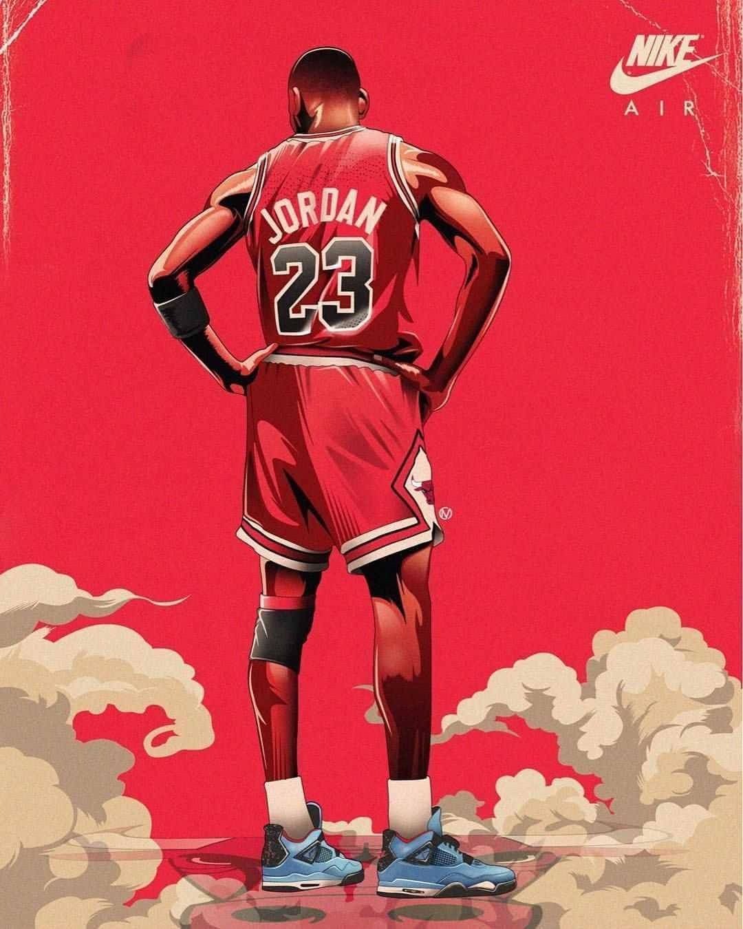 Download Cool Nike Air Michael Jordan Art Wallpaper