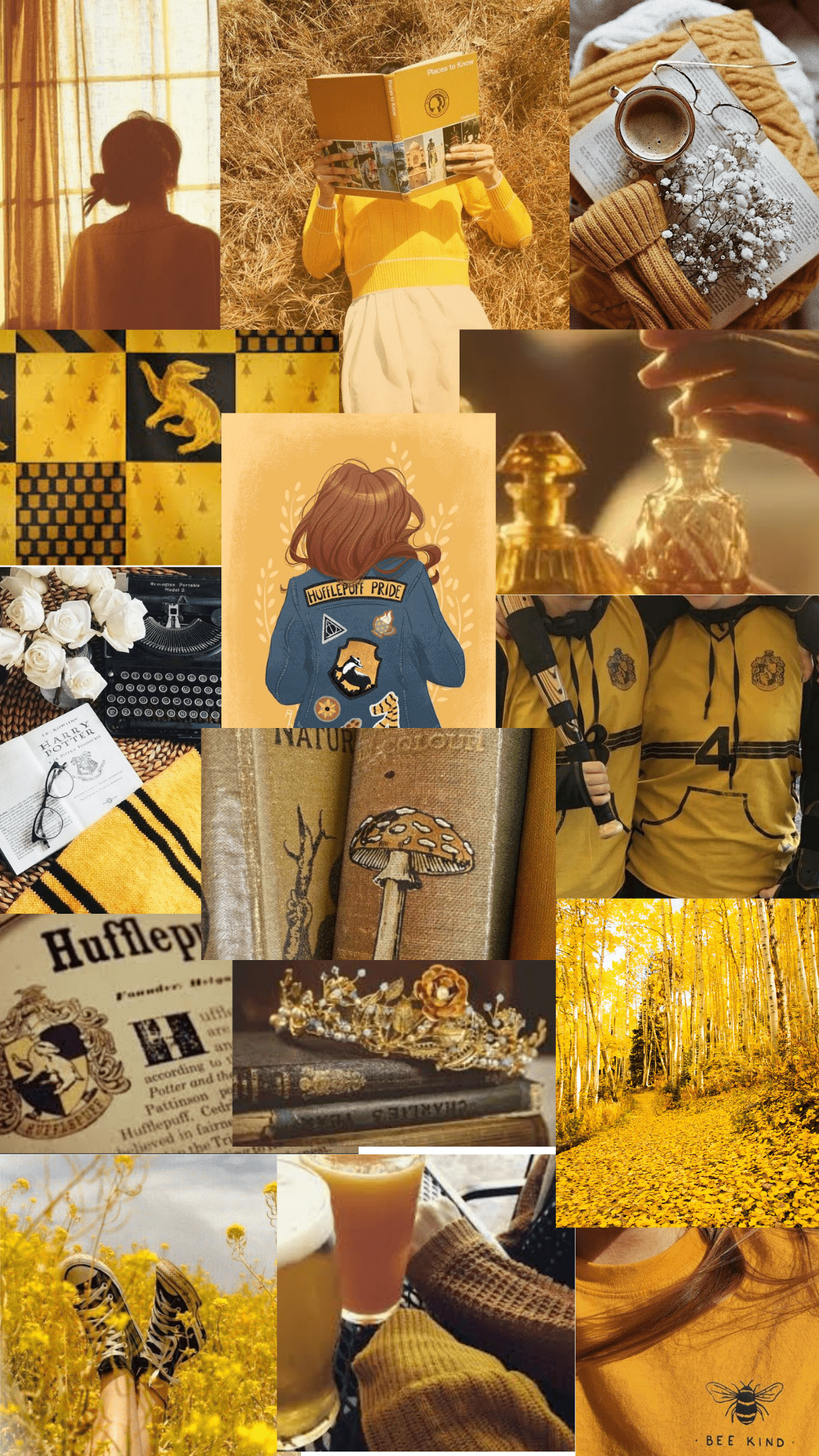 Hufflepuff Aesthetic Wallpaper. Harry potter aesthetic, Hufflepuff aesthetic, Hufflepuff