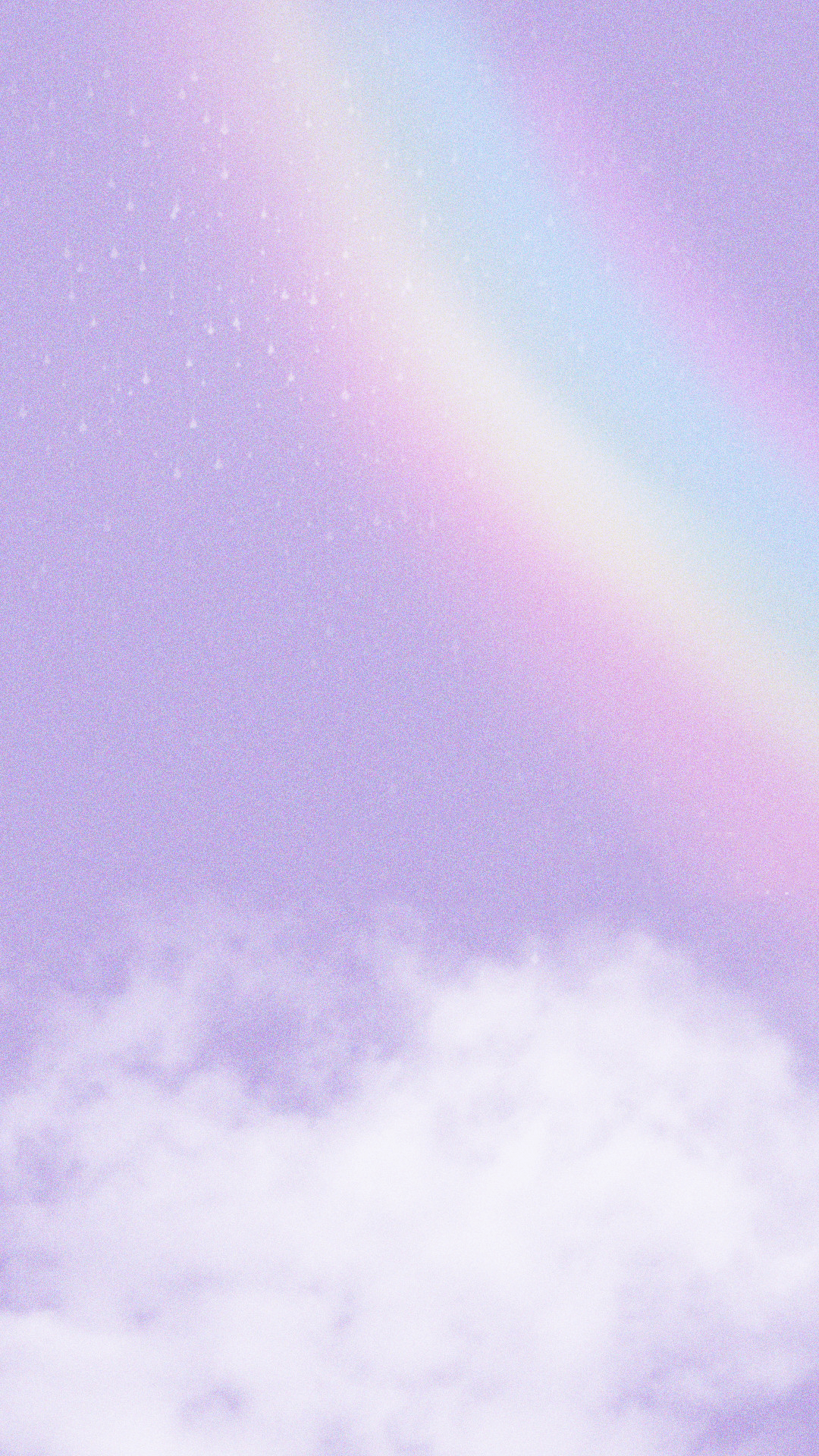 Aesthetic wallpaper with a purple and pink gradient and clouds - Pastel rainbow