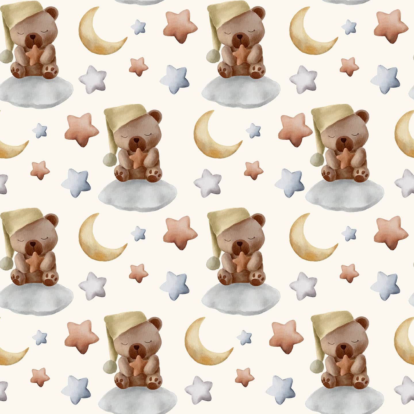 Aesthetic Teddy Bear Wallpaper And Stick Or Non Pasted