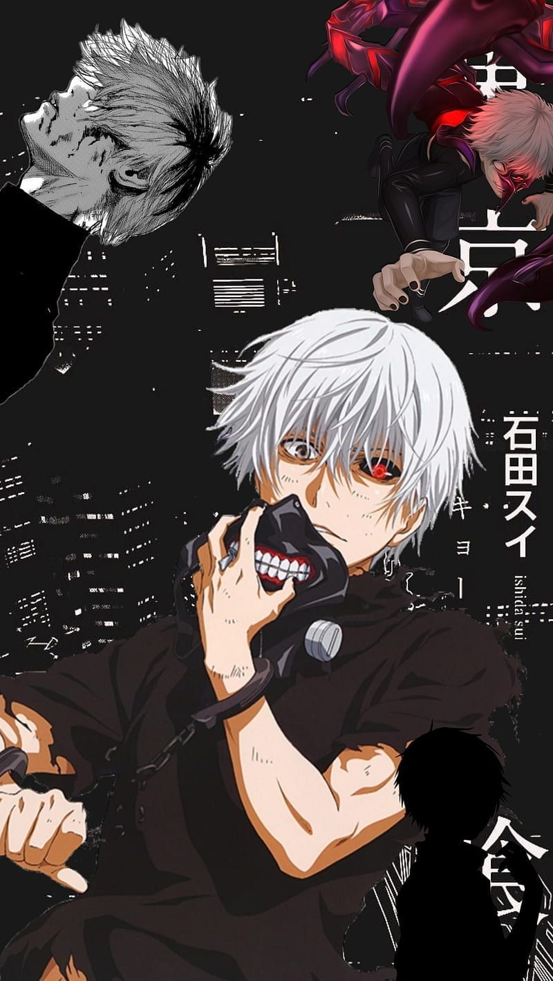 Tokyo Ghoul anime wallpaper for iPhone with high-resolution 1080x1920 pixel. You can use this wallpaper for your iPhone 5, 6, 7, 8, X, XS, XR backgrounds, Mobile Screensaver, or iPad Lock Screen - Tokyo Ghoul