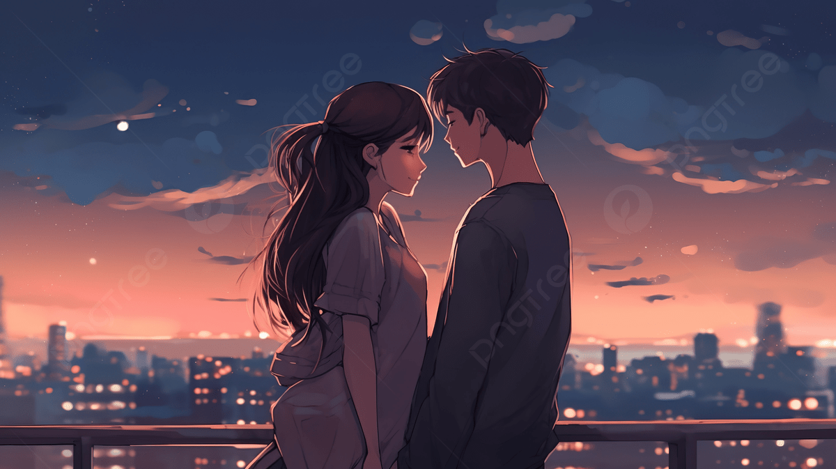 Girl And Guy Anime HD Wallpaper Background, Cute Aesthetic Couple Picture Background Image And Wallpaper for Free Download