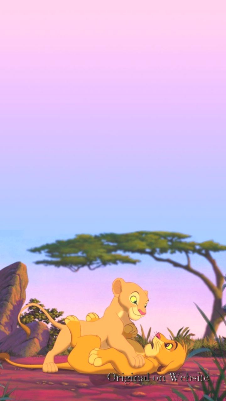 Simba and Nala wallpaper from The Lion King - The Lion King