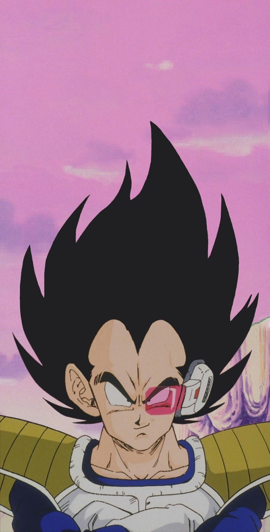 A cartoon character with black hair and blue eyes - Dragon Ball