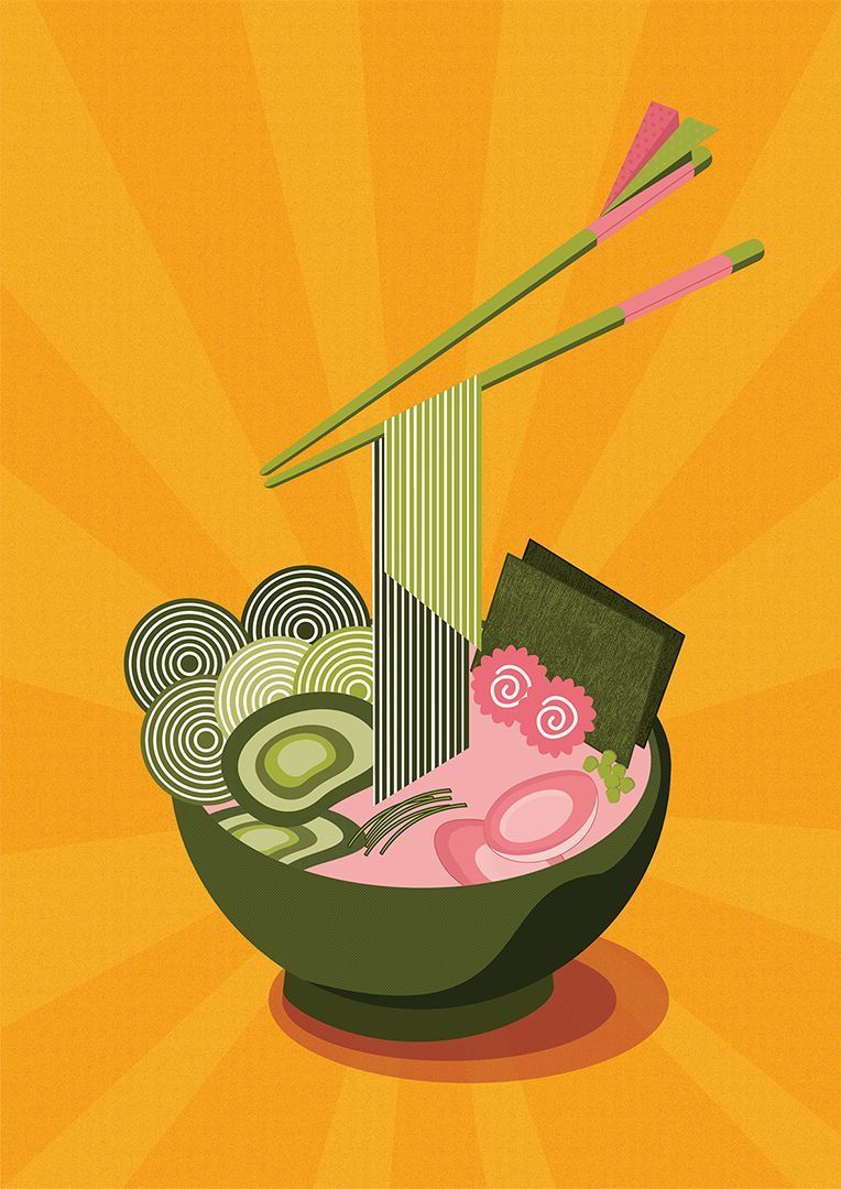 Culinary World Tour: Japan Poster. giulia bieri design