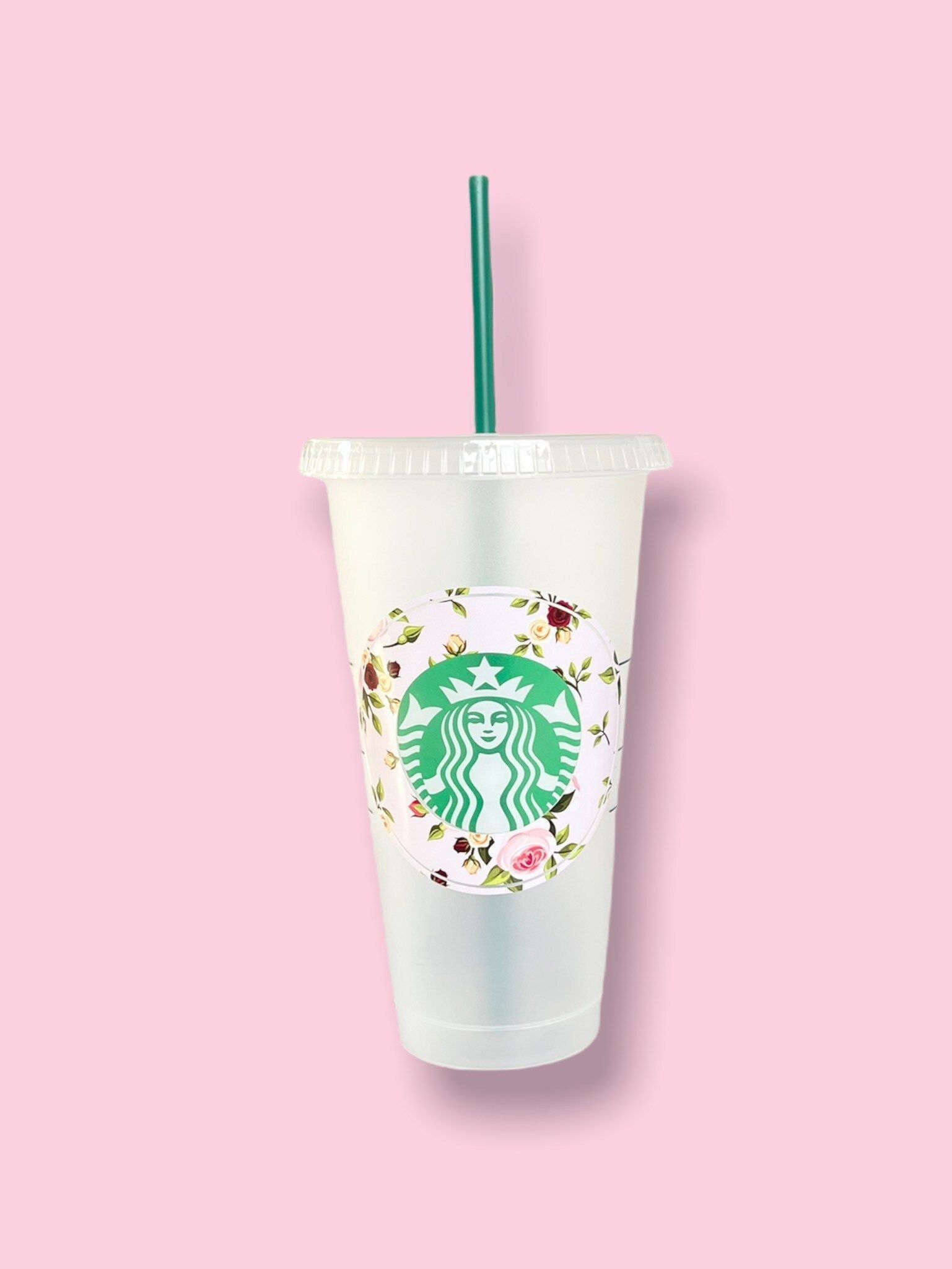 Starbucks Cold Cup With Vinyl Decal Personalized Cold Cup