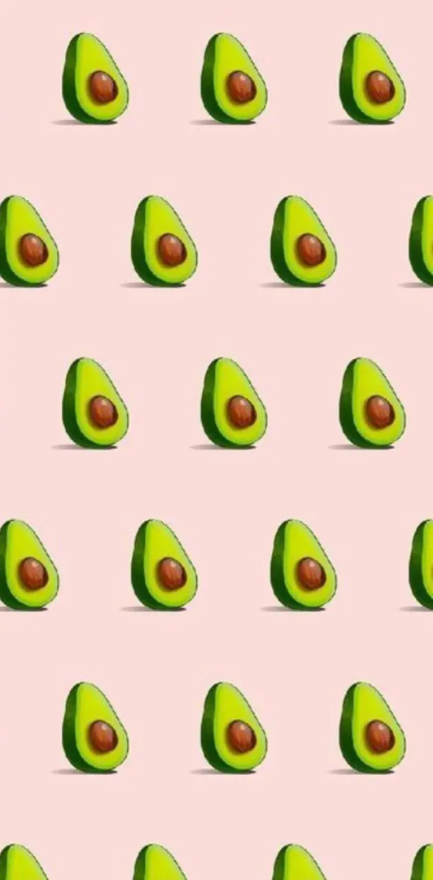 IPhone wallpaper of avocado pattern on a pink background - Avocado
