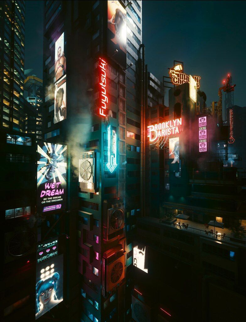 Cyberpunk 2077 wallpaper - Neon cityscape - Cyberpunk 2077