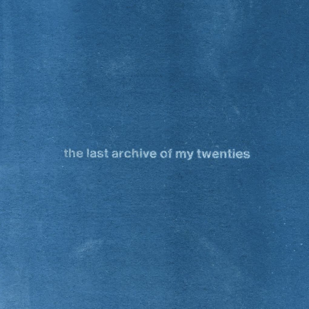 The Last Archive of My Twenties, 2019, by Weng Fen. A book of 2019, with 2019 written in white on a blue background. - Indigo
