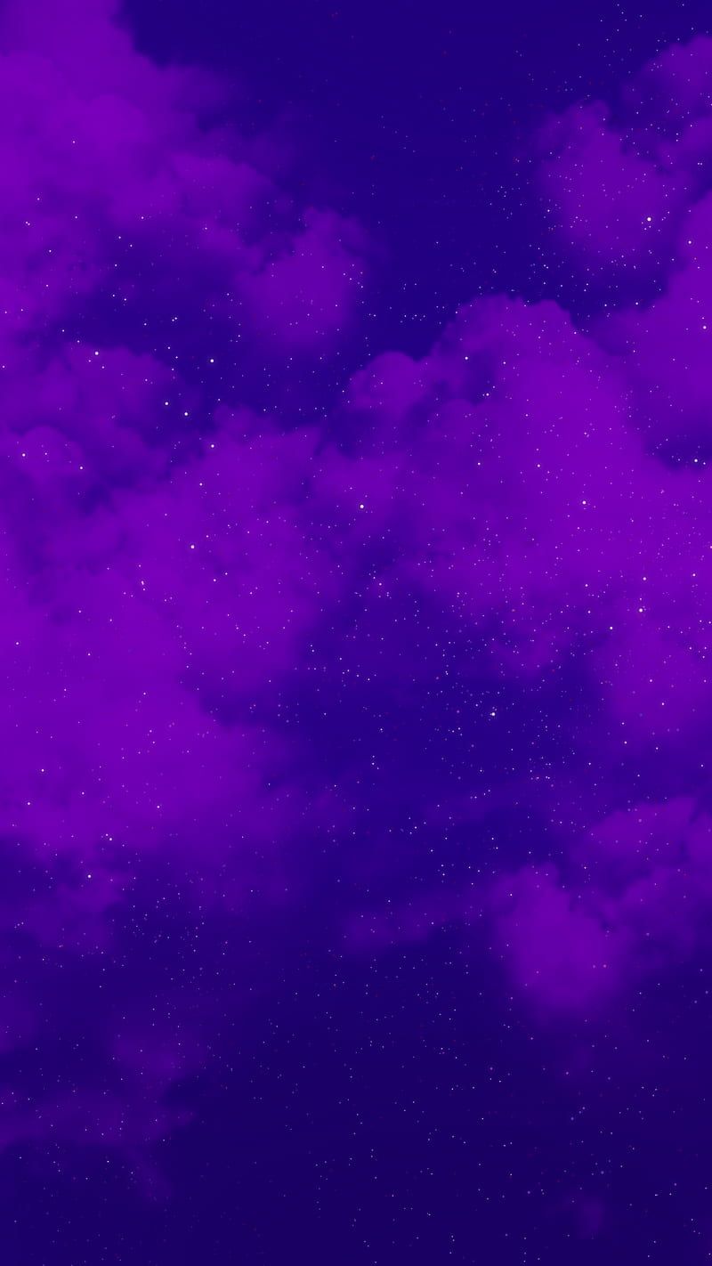 AESTHETIC CLOUDS, AESTHETIC, CLOUDS, LILAC, PINK, PURPLE, Samsung, VIOLET, amoled, HD phone wallpaper