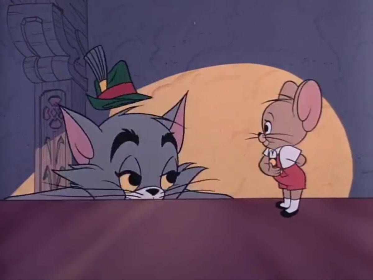 Download Friendly Tom And Jerry Aesthetic Wallpaper