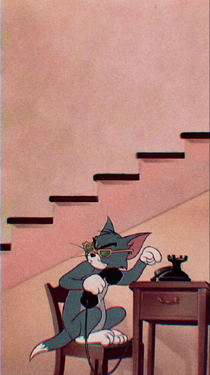 Aesthetic tom and jerry wallpaper for phone - Tom and Jerry