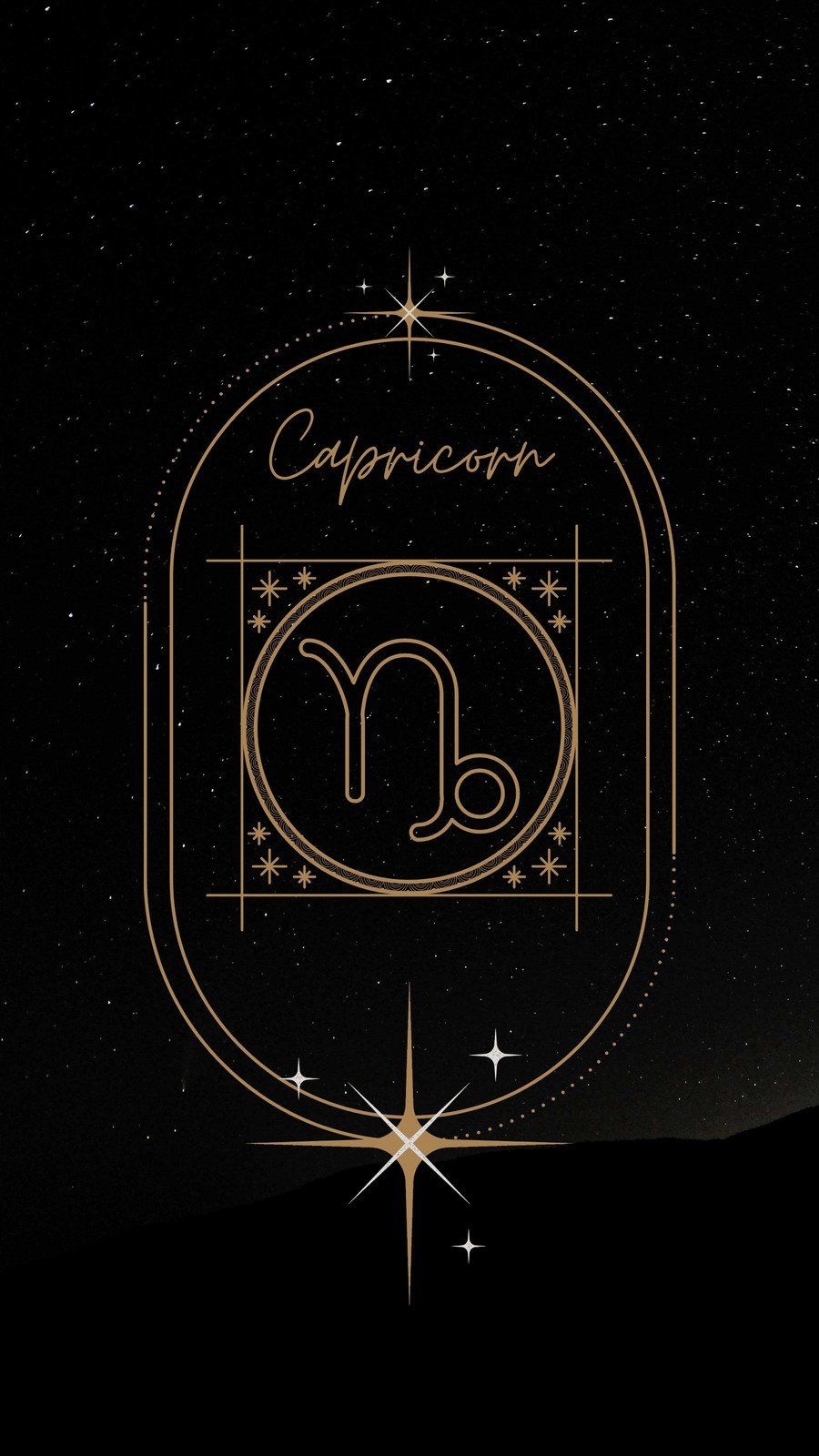 Capricorn wallpaper for phone and desktop. - Capricorn